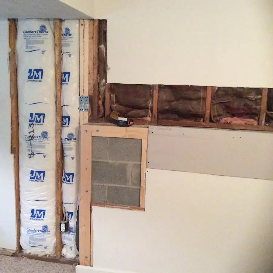 Wall insulation replacement during Odor Removal & Deodorization in Big Stone Gap